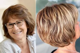 gestuft frech frisuren halblang